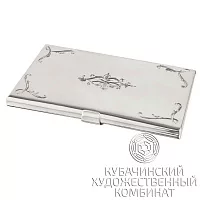 Визитница из серебра