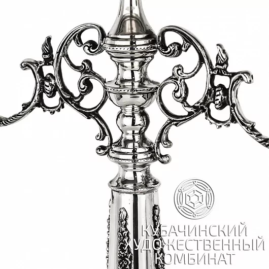 Подсвечник из серебра 925 пробы