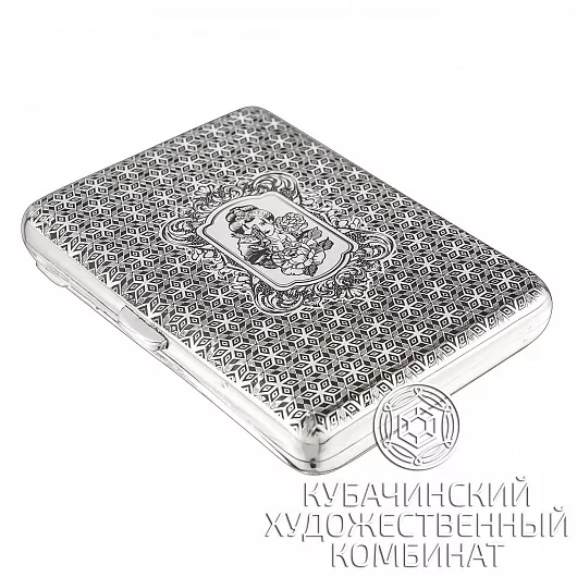Портсигар из серебра 