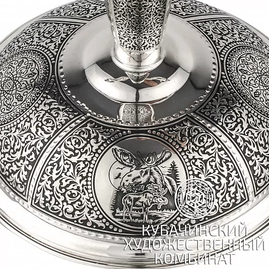 Подсвечник из серебра