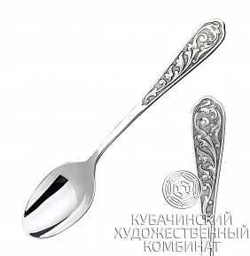 Ложка десертная из серебра