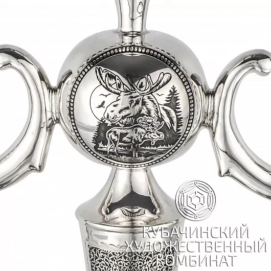 Подсвечник из серебра