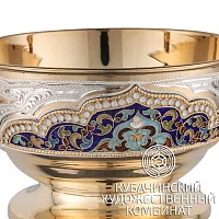 Конфетница из серебра