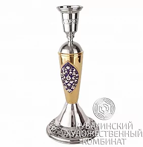 Подсвечник серебряный
