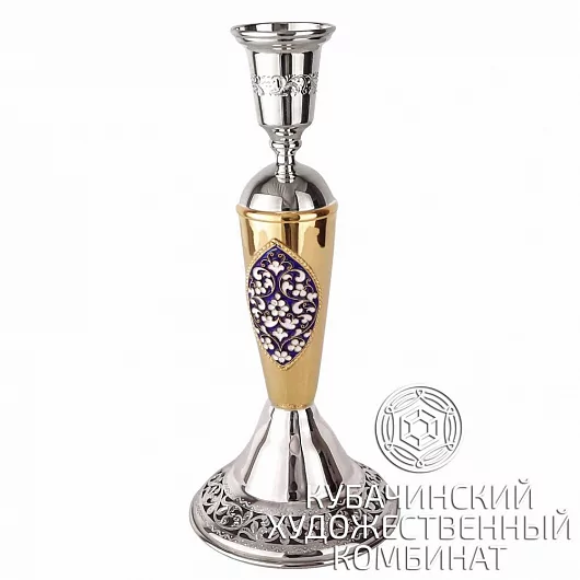 Подсвечник серебряный