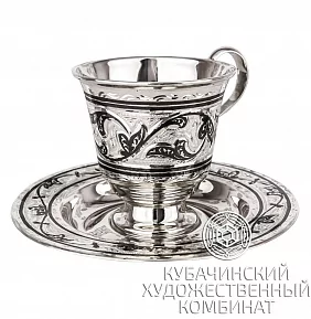 Кофейная пара из серебра