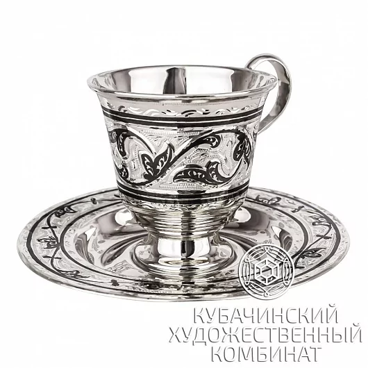 Кофейная пара из серебра
