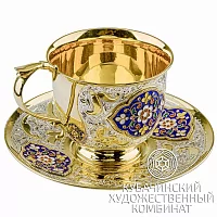 Чайная пара с эмалью на 160 мл
