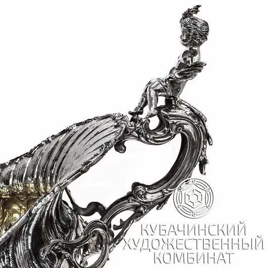 Ладья «‎Исток» из серебра 925 пробы. Эксклюзив!