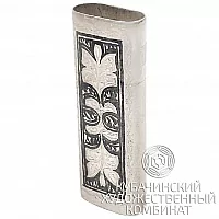 Футляр для зажигалки серебряный