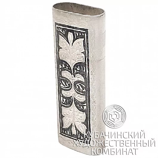 Футляр для зажигалки серебряный