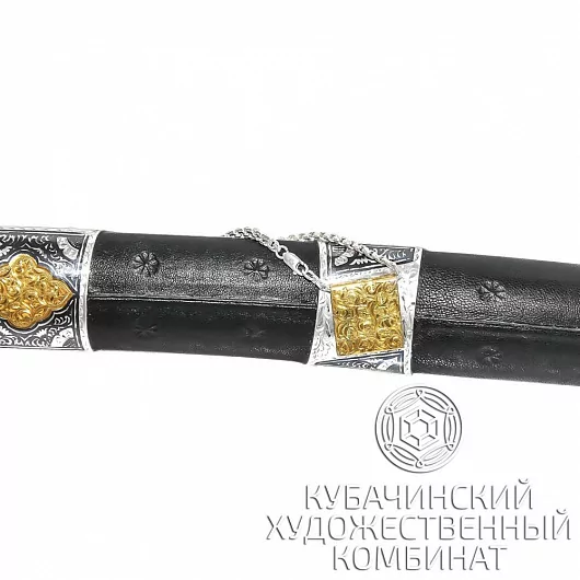 Сабля ручной работы из серебра