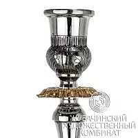 Подсвечник из серебра 925 пробы