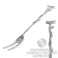 Вилка из серебра 925 пробы