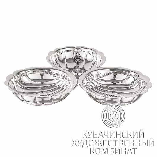 Менажница из серебра