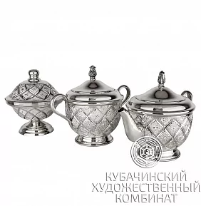 Набор для чая из серебра