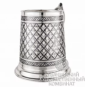 Пивная кружка из серебра на 890 мл