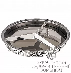Менажница из серебра