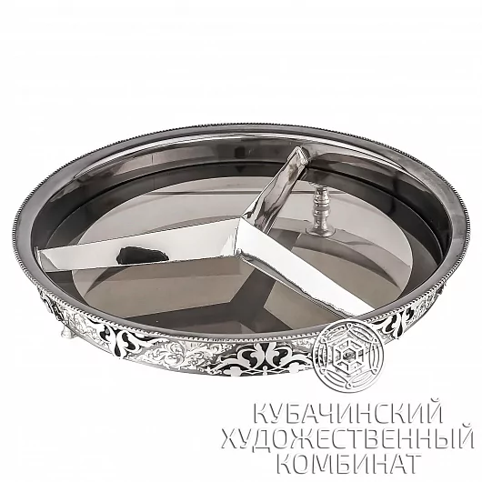 Менажница из серебра