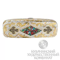 Футляр серебряный для очков 