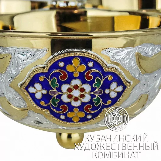 Менажница серебряная