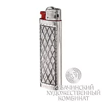 Зажигалка серебряная