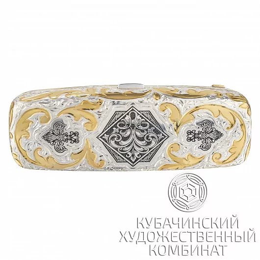Футляр серебряный для очков 