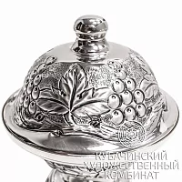 Икорница из серебра 925 пробы на 155 мл
