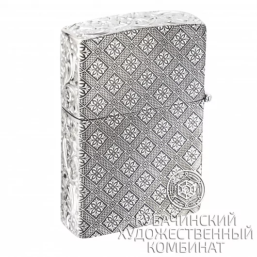 Зажигалка серебряная 