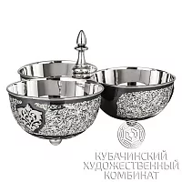 Менажница серебряная