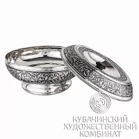 Хлебница из серебра