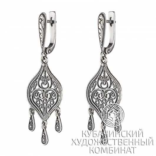 Серьги из серебра 925 пробы