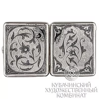 Портсигар из серебра