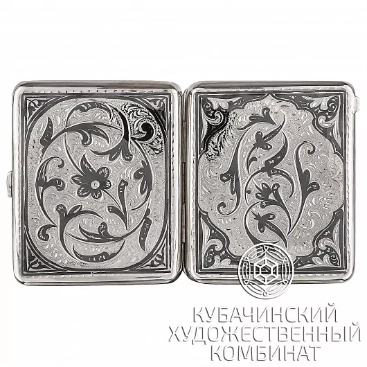 Портсигар из серебра