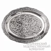 Поднос из серебра