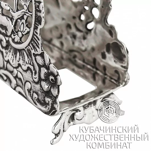 Салфетница серебряная 925 пробы
