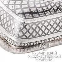 Масленка из серебра