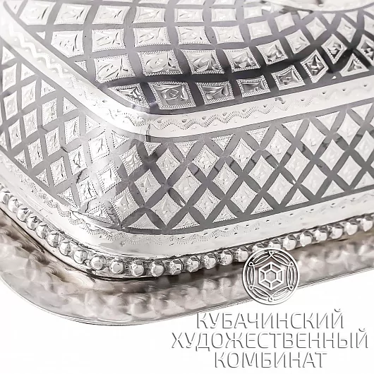 Масленка из серебра