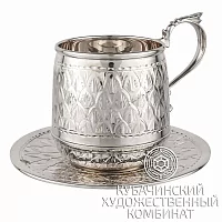 Чайная пара из серебра на 175 мл