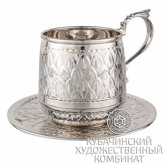 Чайная пара из серебра на 175 мл