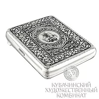 Портсигар из серебра