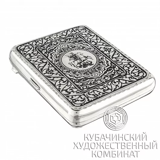 Портсигар из серебра