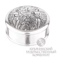 Таблетница из серебра 