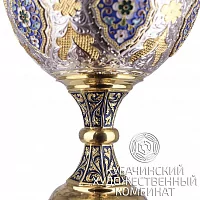 Кубок с эмалью и позолотой