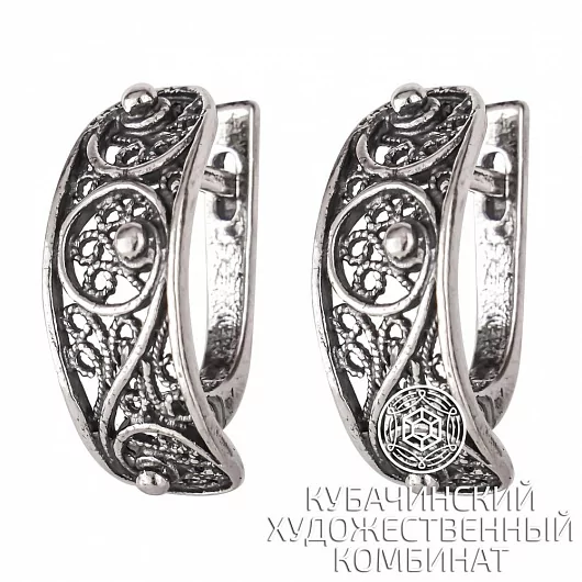 Серьги из серебра 925 пробы
