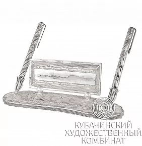 Настольный набор из серебра 925 пробы