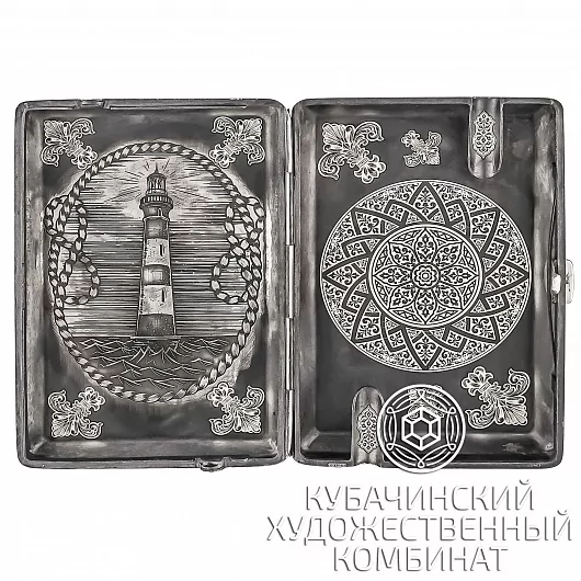 Пепельница серебряная
