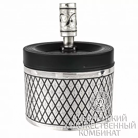 Пепельница серебряная