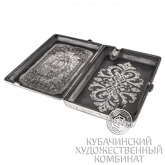Пепельница серебряная 