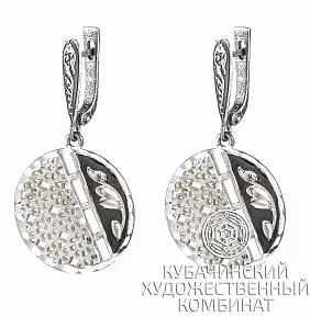 Серьги из серебра 925 пробы